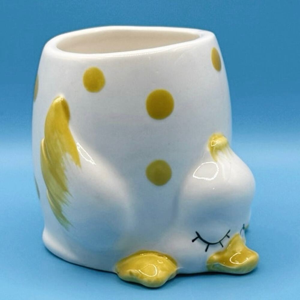 Vintage Japanese Duck Planter • 3” • Ceramic - Picture 2 of 8
